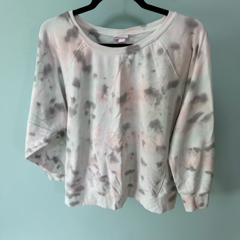 Isabel Maternity By Ingrid & Isabel Tie-Dye Women's Sweatshirt Size Large